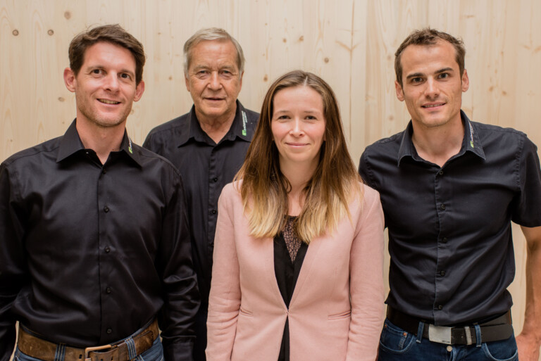 Roy Bruderer, Fritz Hübscher, Vivien Sohn und Michael Hübscher
