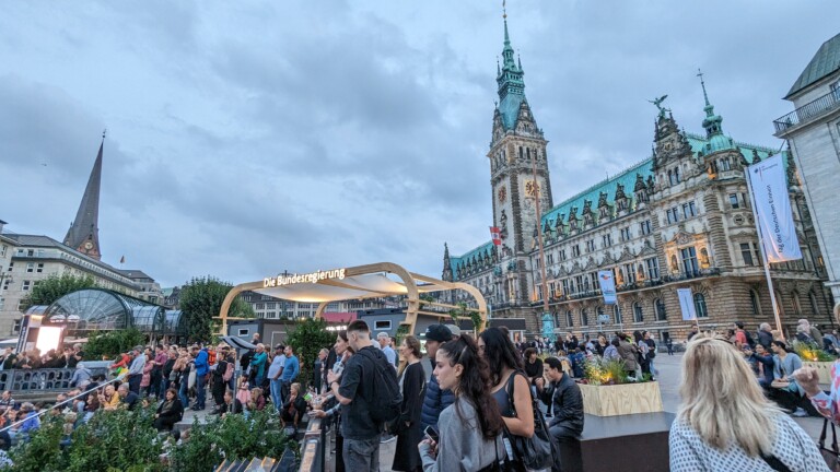 Pavillon Tag der deutschen Einheit, 2023 Hamburg