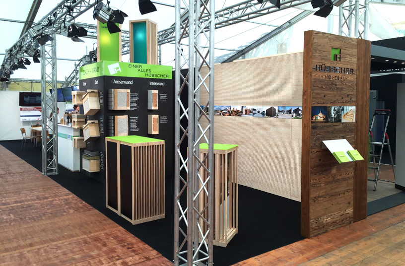 HÜBSCHER HOLZBAU an der Tischmesse Schaffhausen 2017